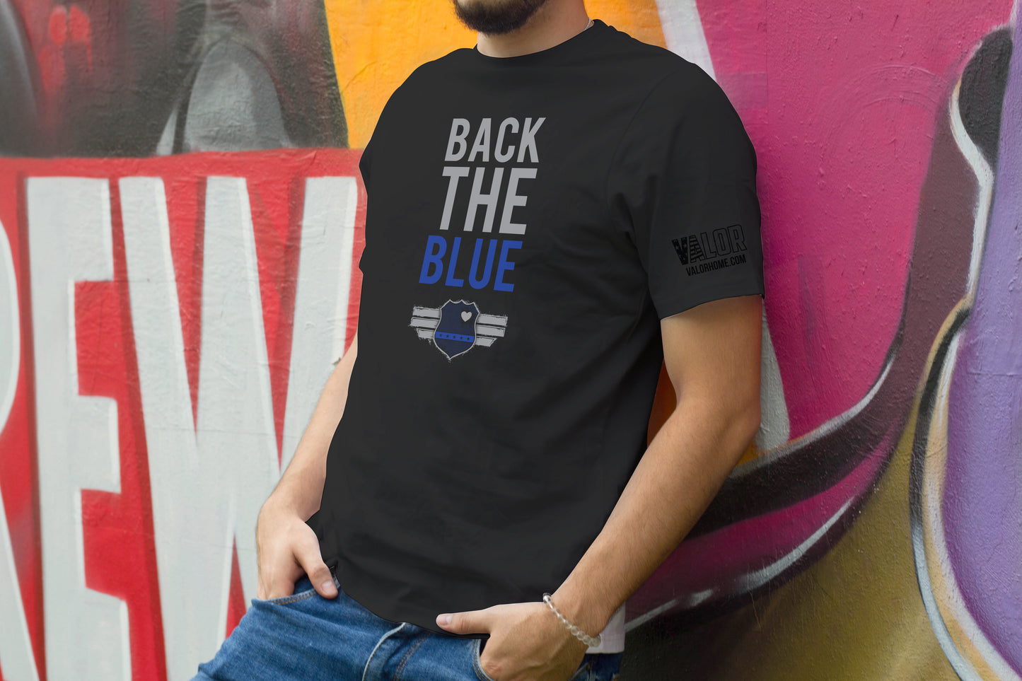 Gentlemen's "Back the Blue" Shirt